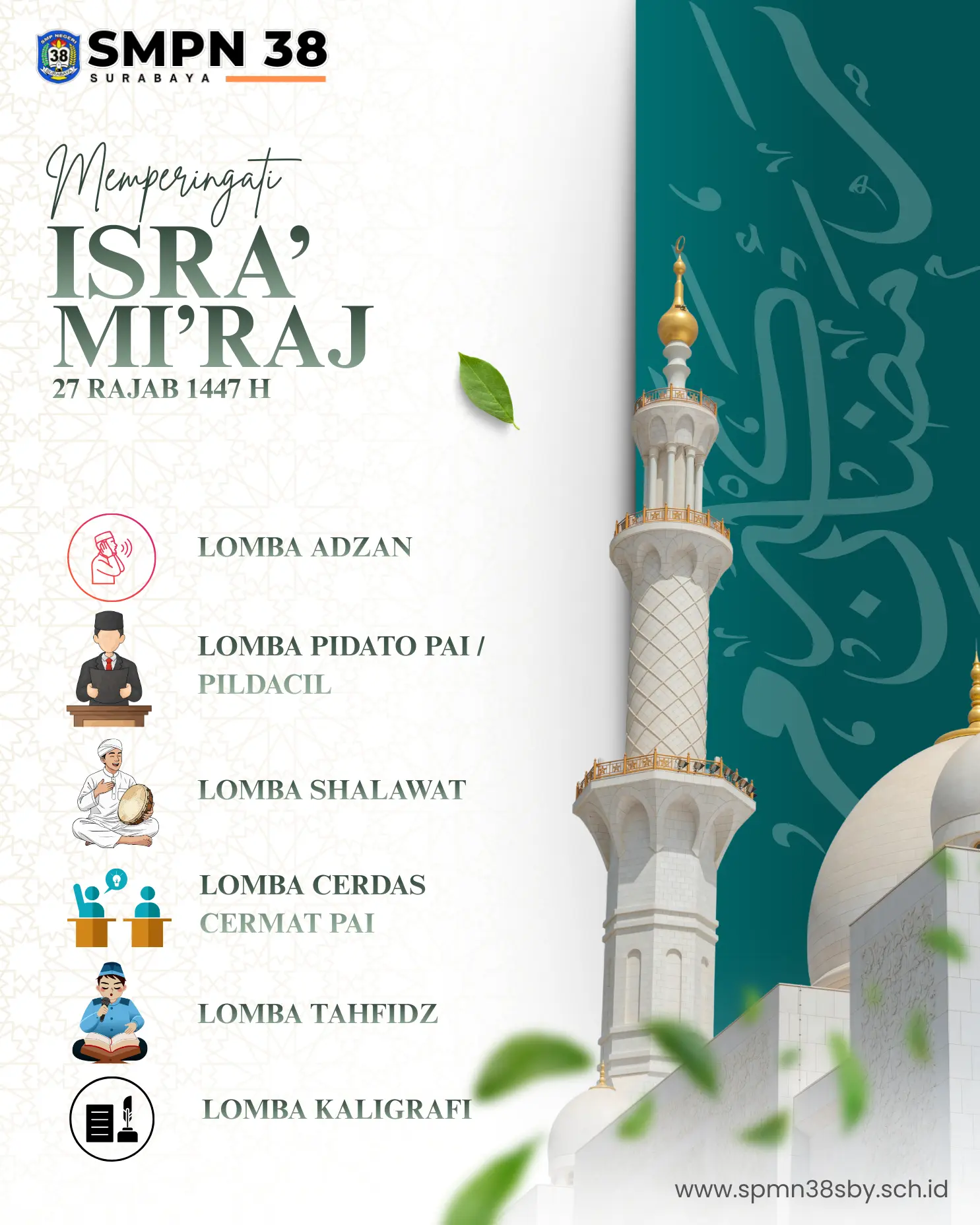Gebyar Lomba Islami dalam rangka memperingati Isra Mi`raj Nabi Muhammad SAW
